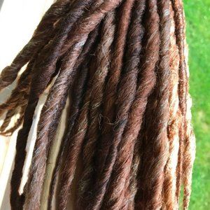 30 Brown Auburn Dreads Dreadlocks Hair Extensions